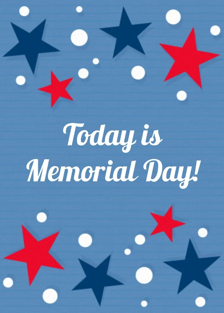 Patriotic Star Cutouts card image