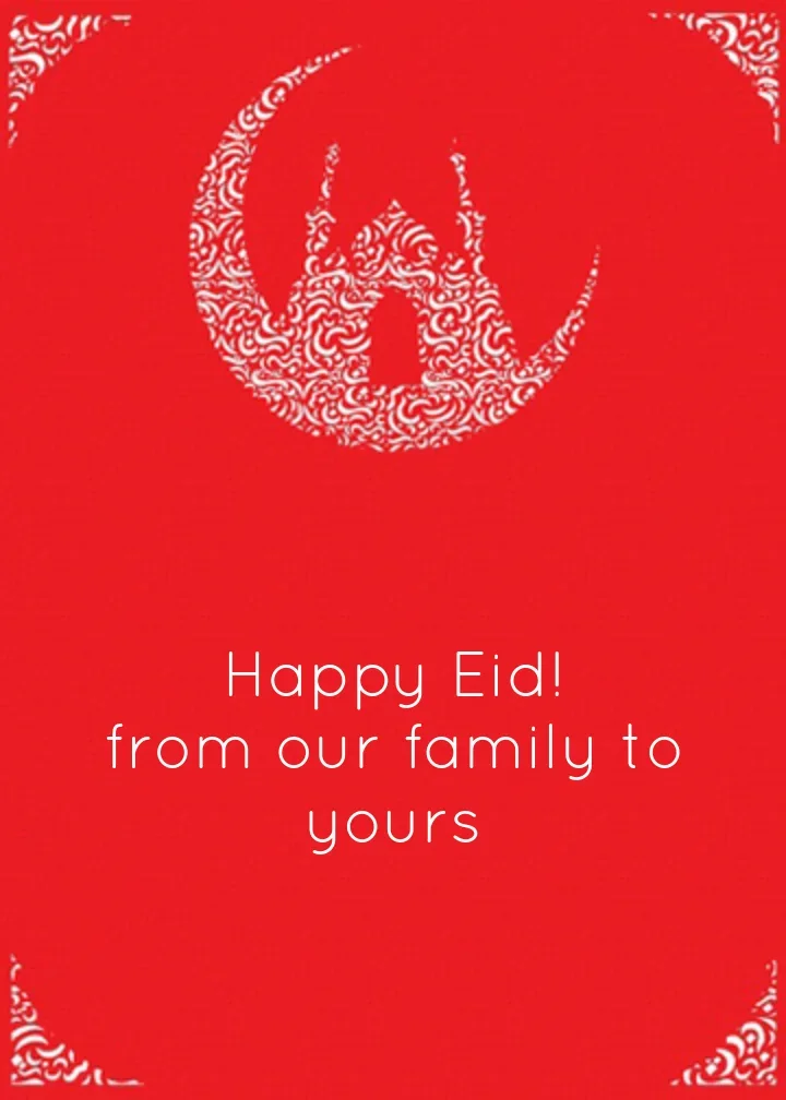 Eid Crescent card image