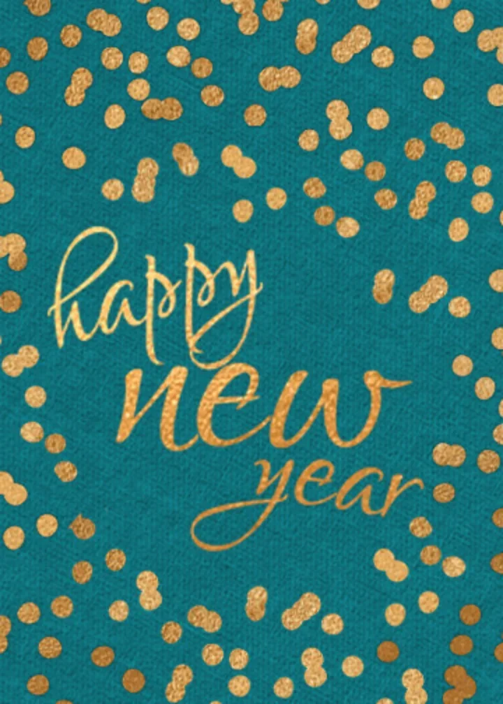 Happy New Year Dots card image