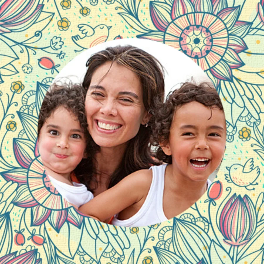 Just Because Photo Circle card image