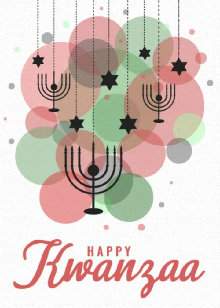 Kwanzaa Bubbles card image