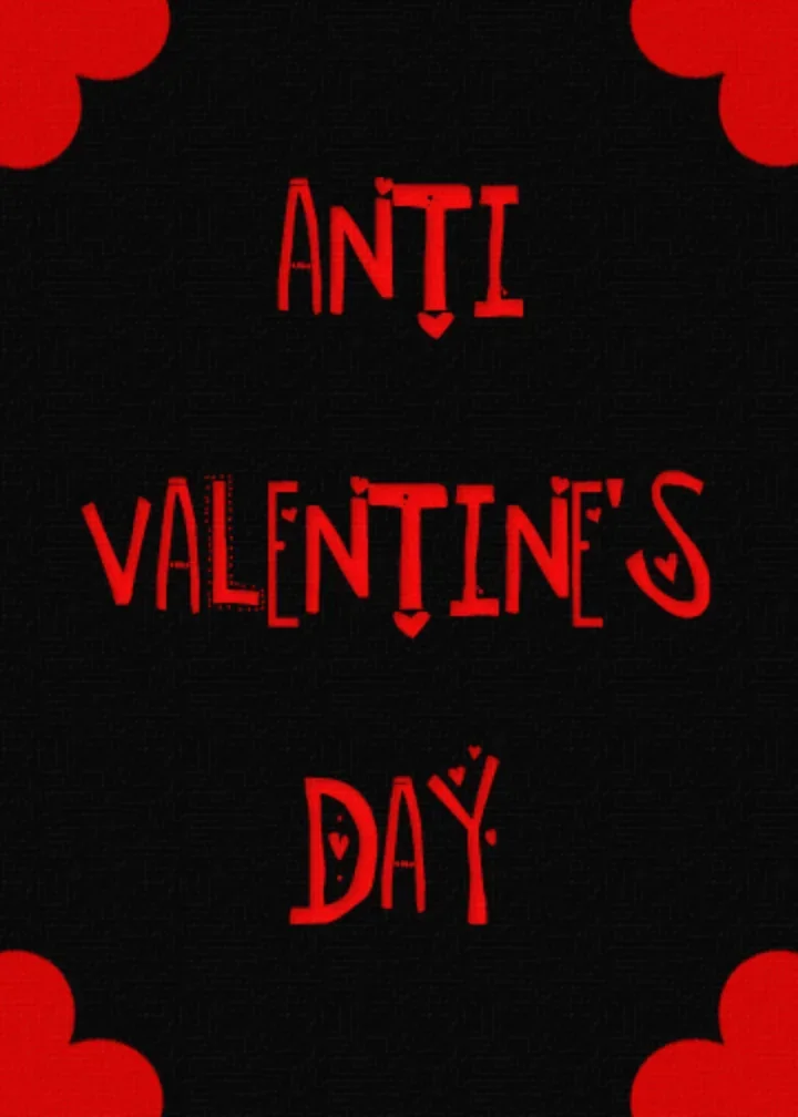 Anti Valentine card image