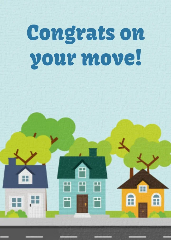 Move Congrats card image