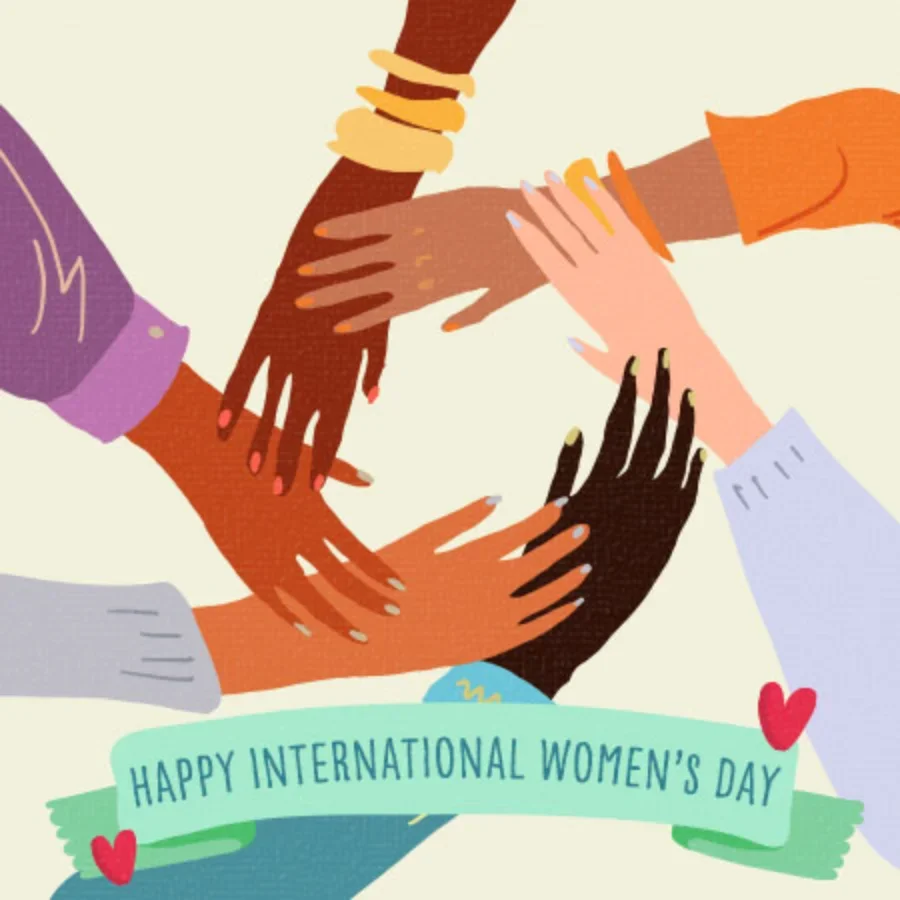 Happy Women's Day card image