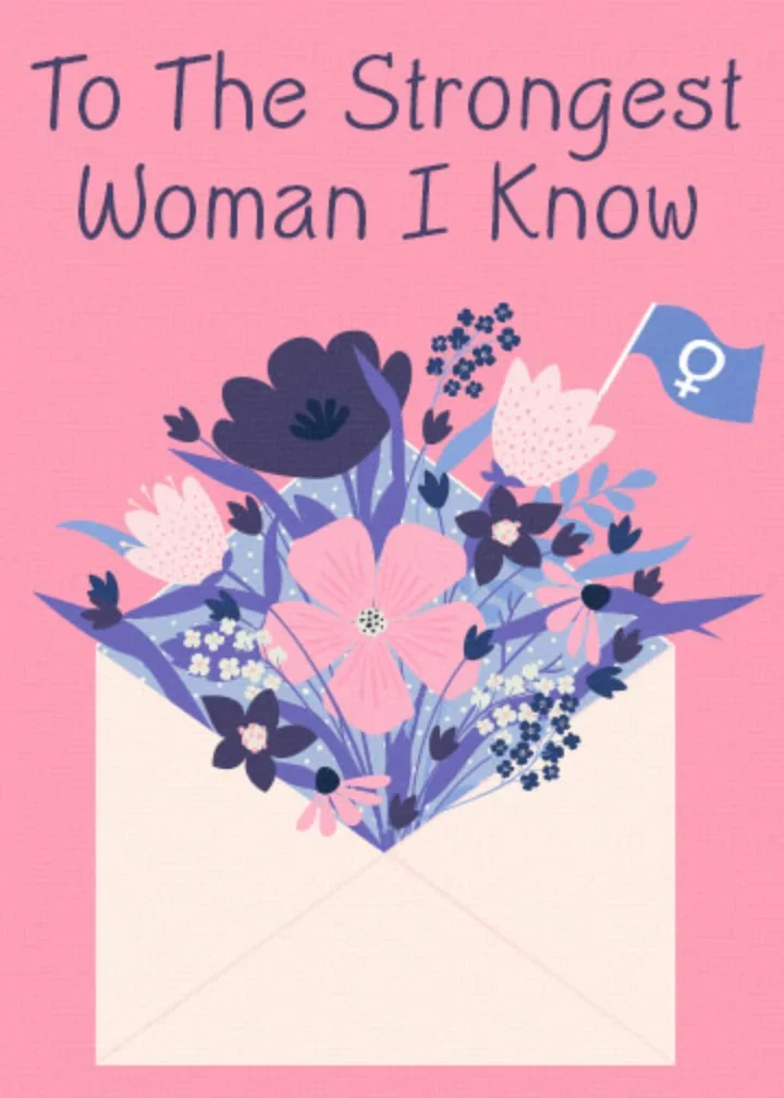 To The Strongest Woman card image