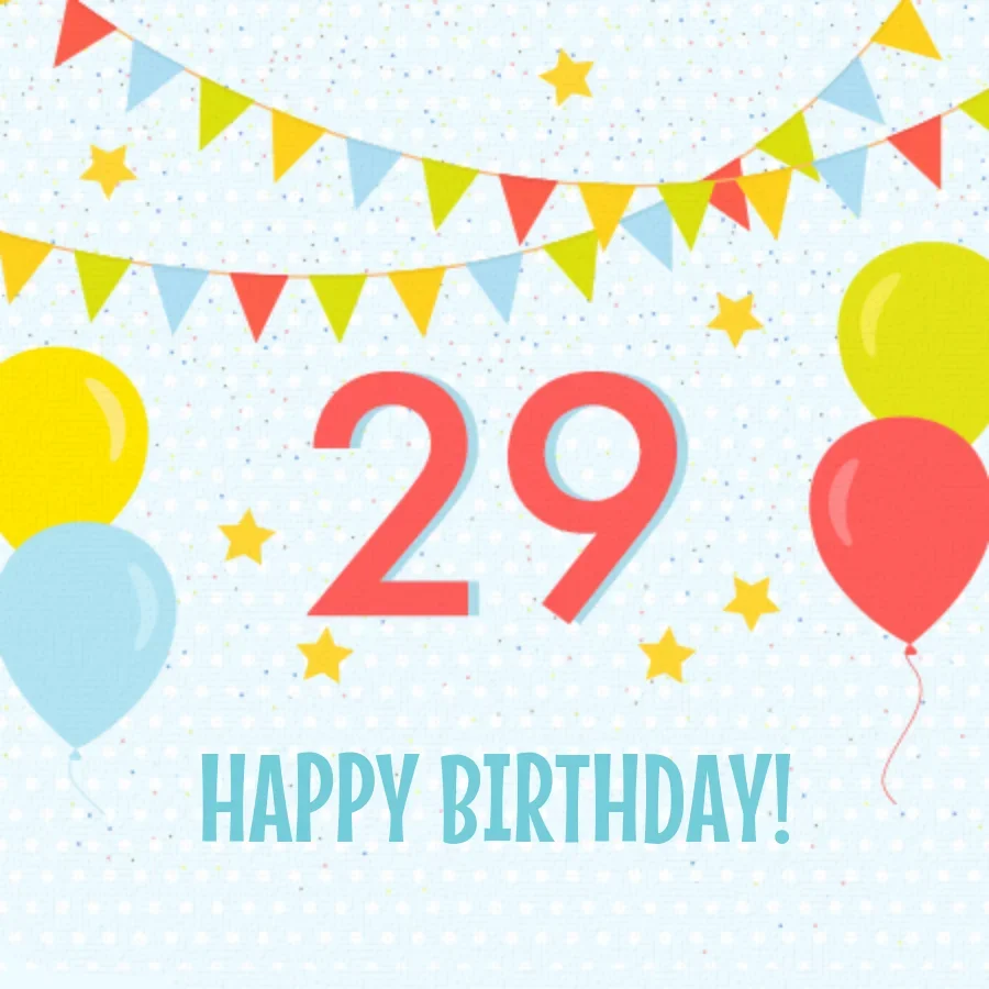 Leap Day Birthday Balloons card image