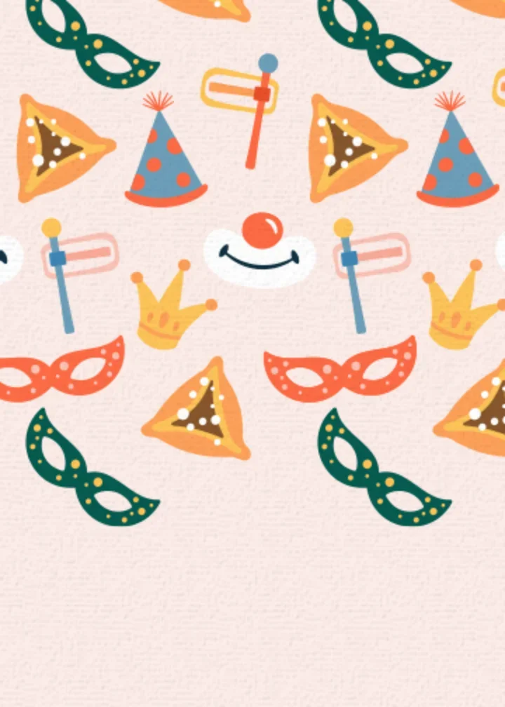 Purim Party Pattern card image
