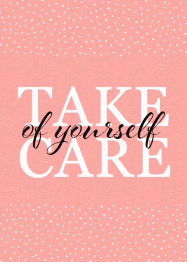 Take Care of Yourself Dots card image