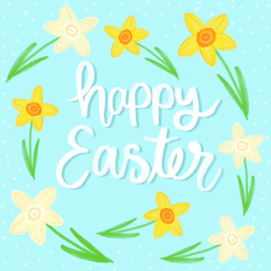 Easter Daffodils  card image