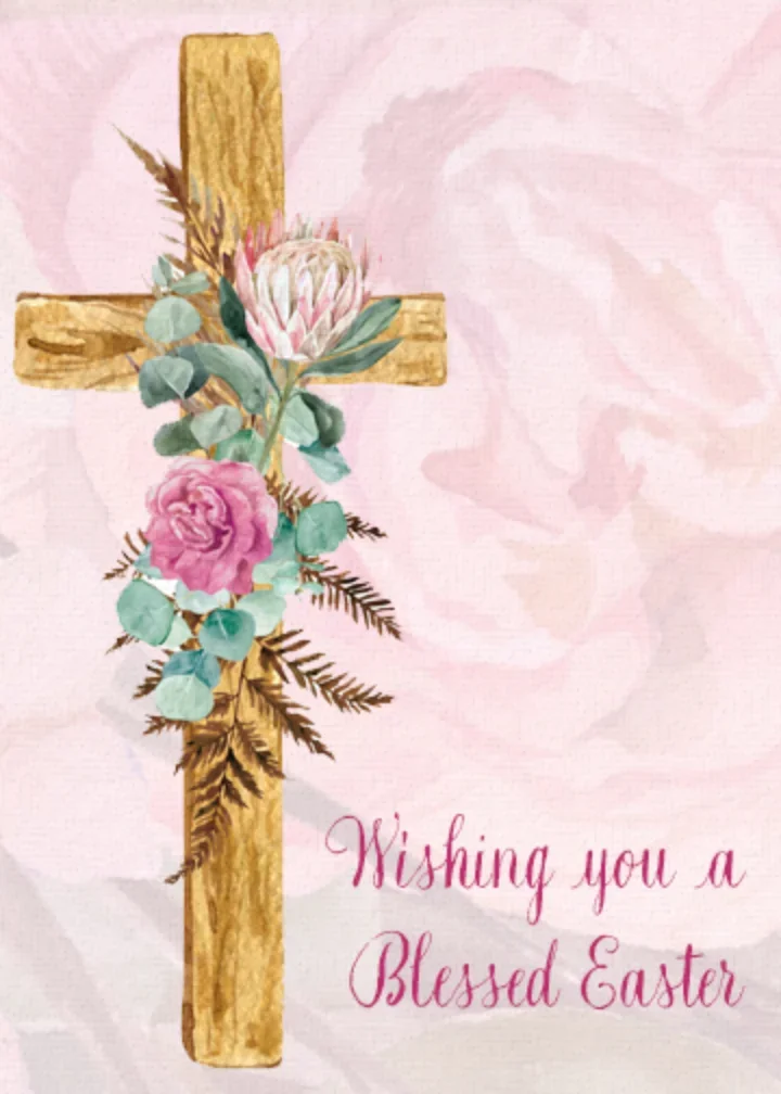 Blessed Easter card image