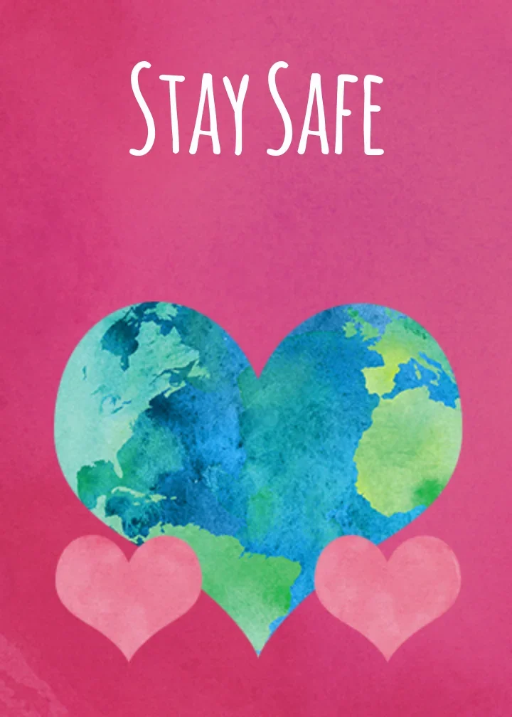 Stay Safe Globe card image