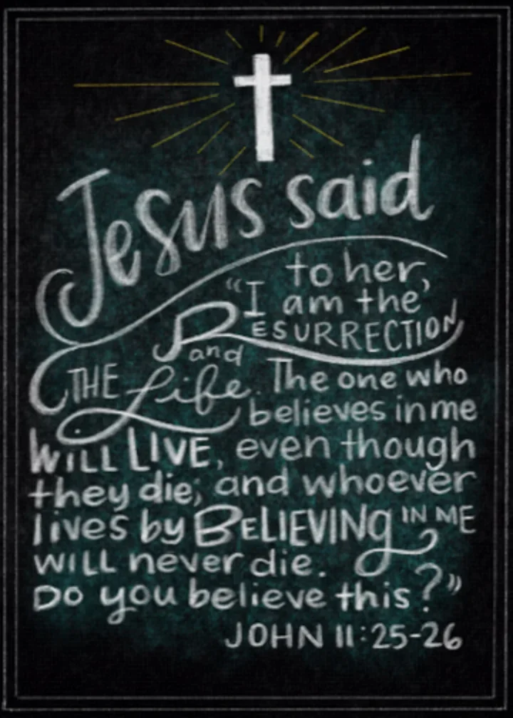 Easter Chalkboard Scripture card image