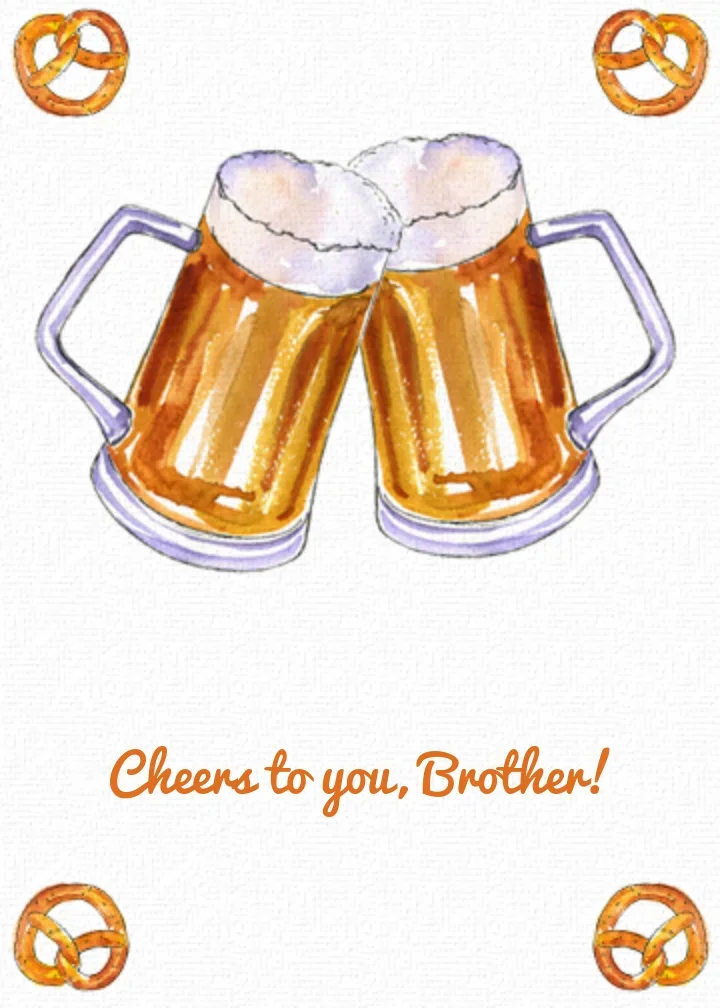 Cheers, Brother! card image