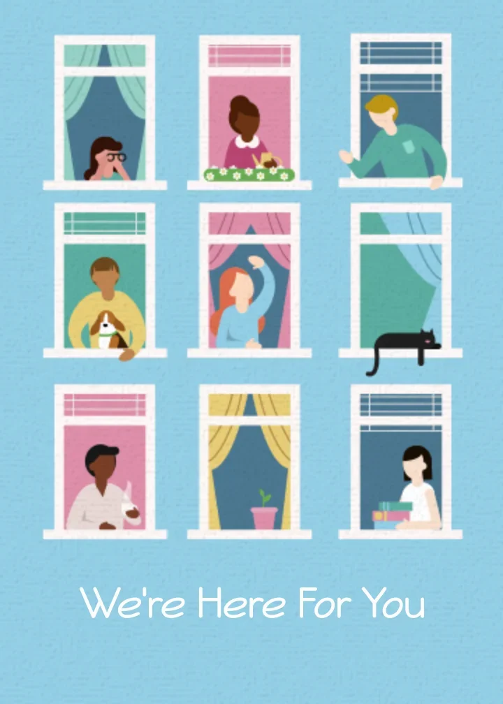 Here For You Always Friend card image