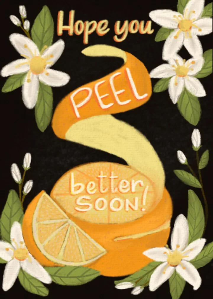 Citrus Get Well card image