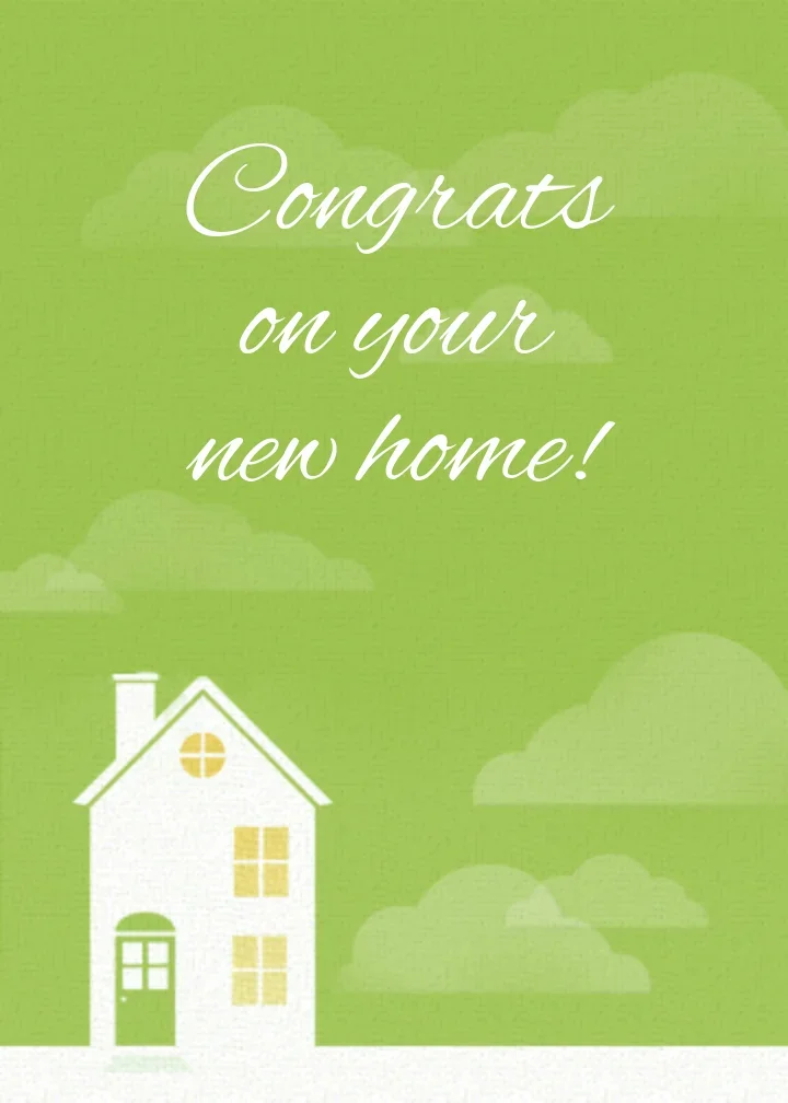 New House Congrats card image