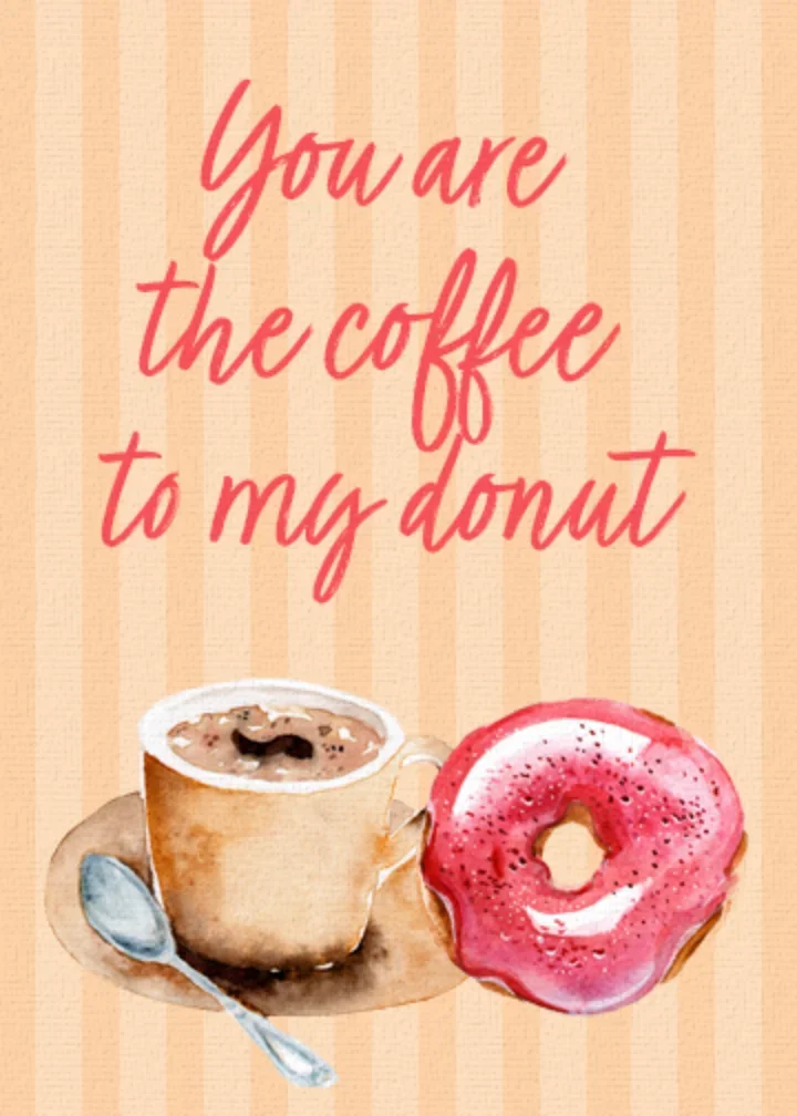 Coffee to My Donut card image
