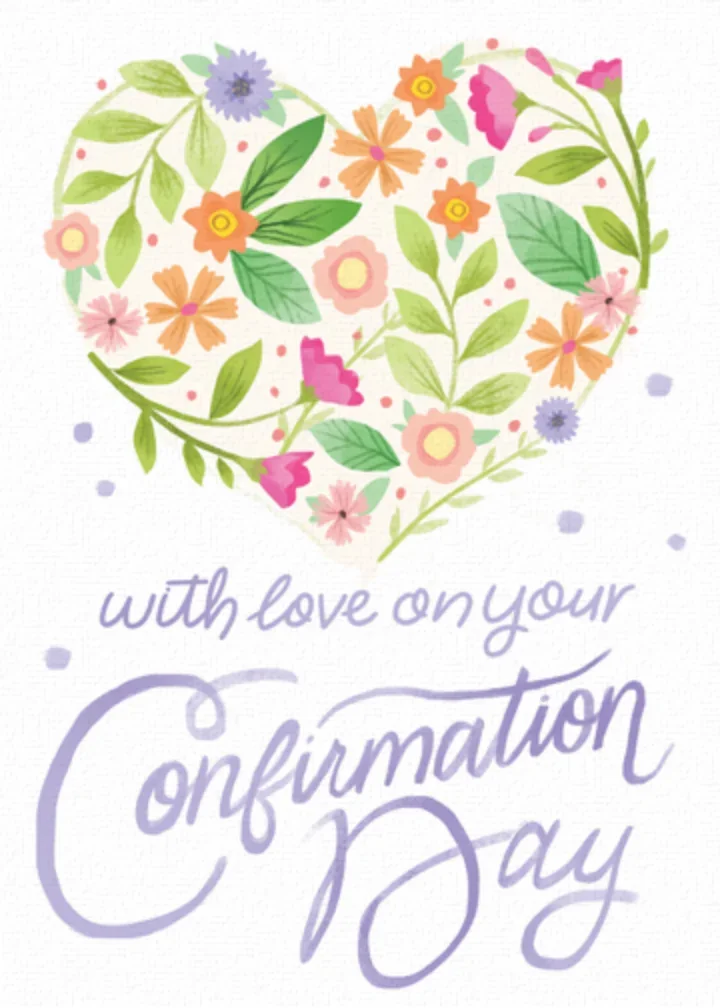 With Love Confirmation card image