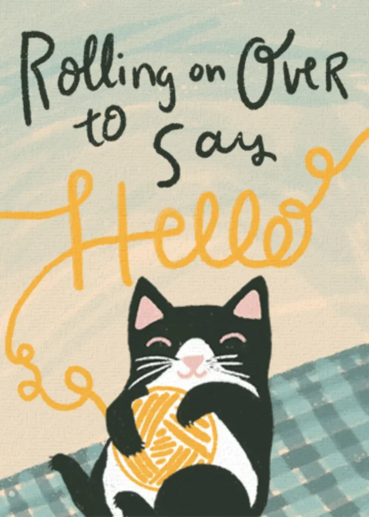 Just Because Cat card image