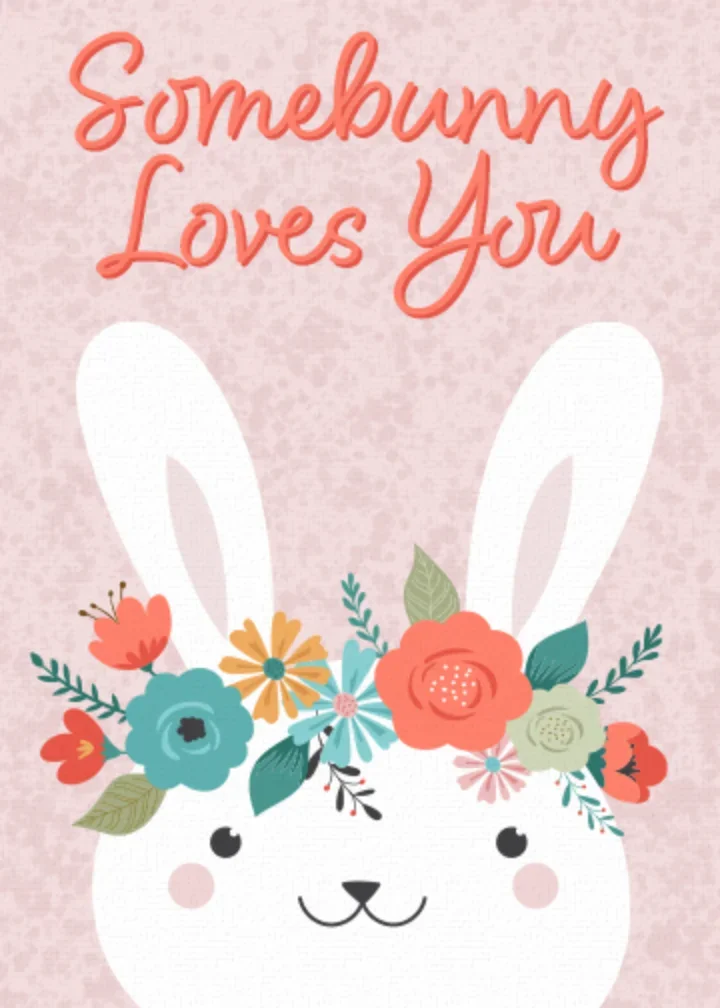 Somebunny Loves You card image