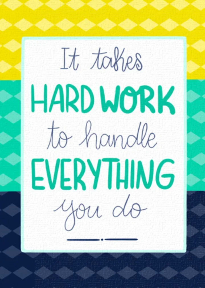 Hard Work Boss card image