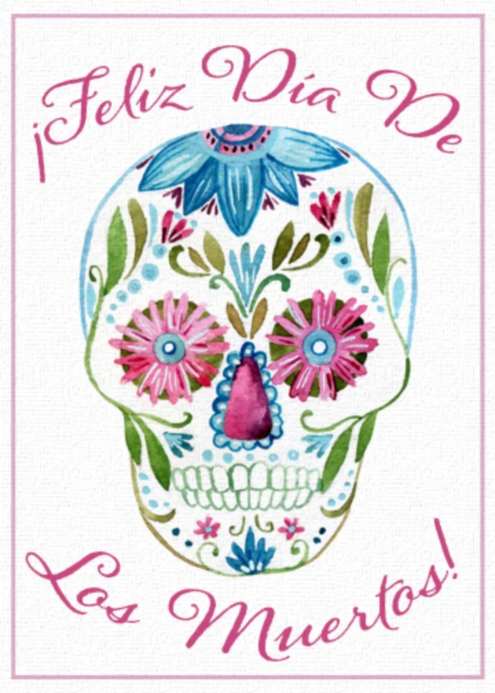 Flower Skull card image