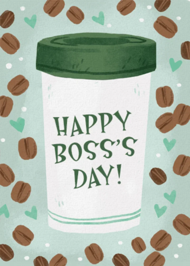 Boss's Day Coffee card image
