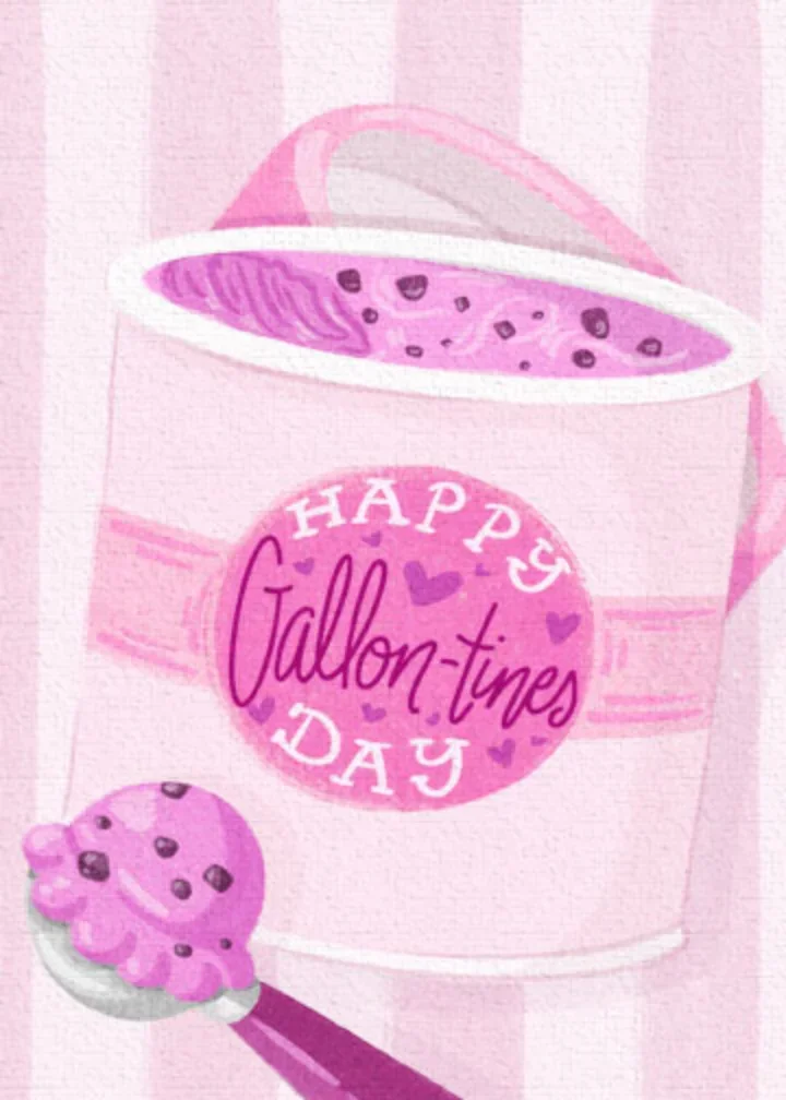 Happy Gallon-tines card image