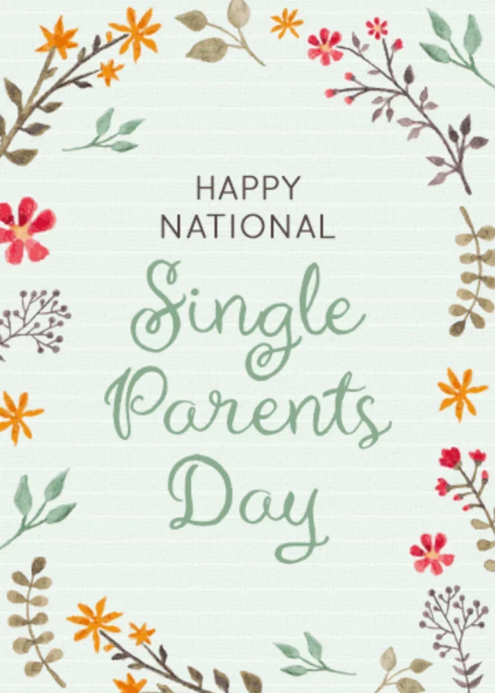 National Single Parents Day | Mar 21 card image