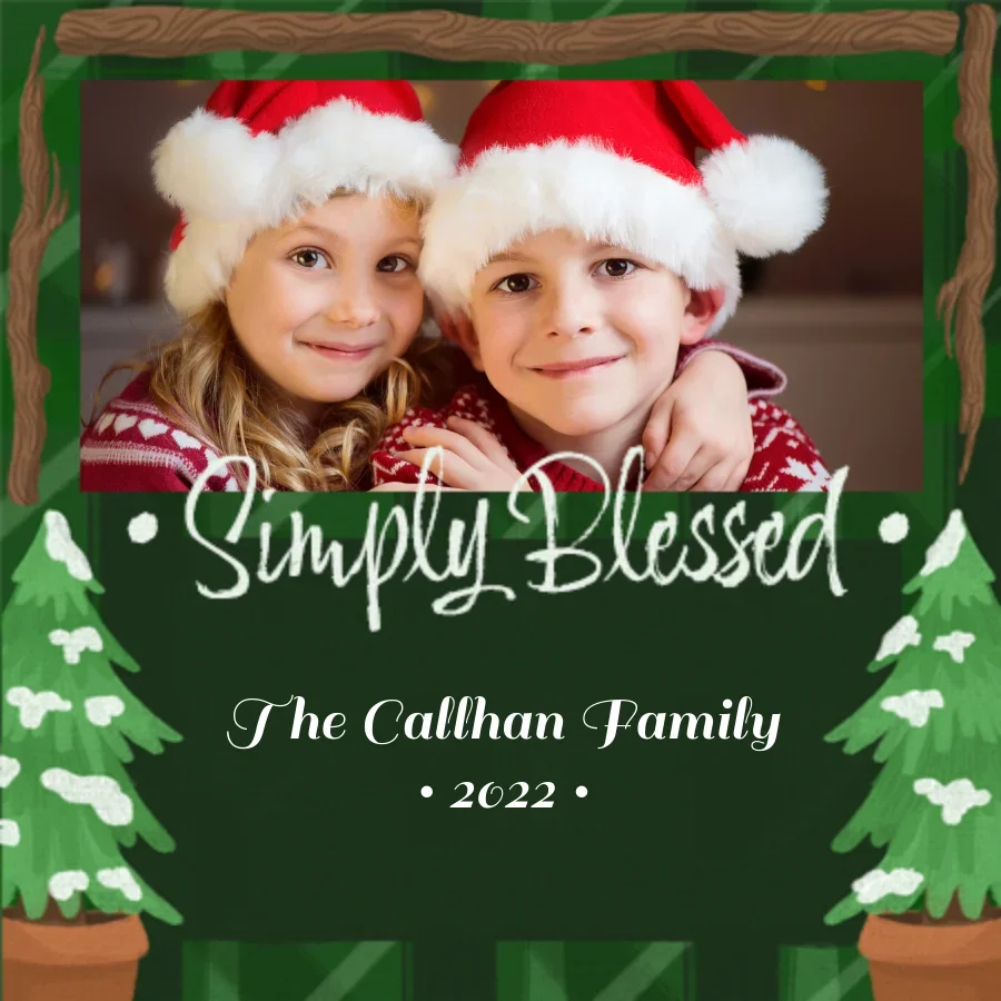 Simply Blessed card image