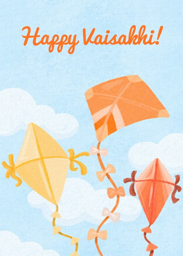 Vaisakhi Kites card image