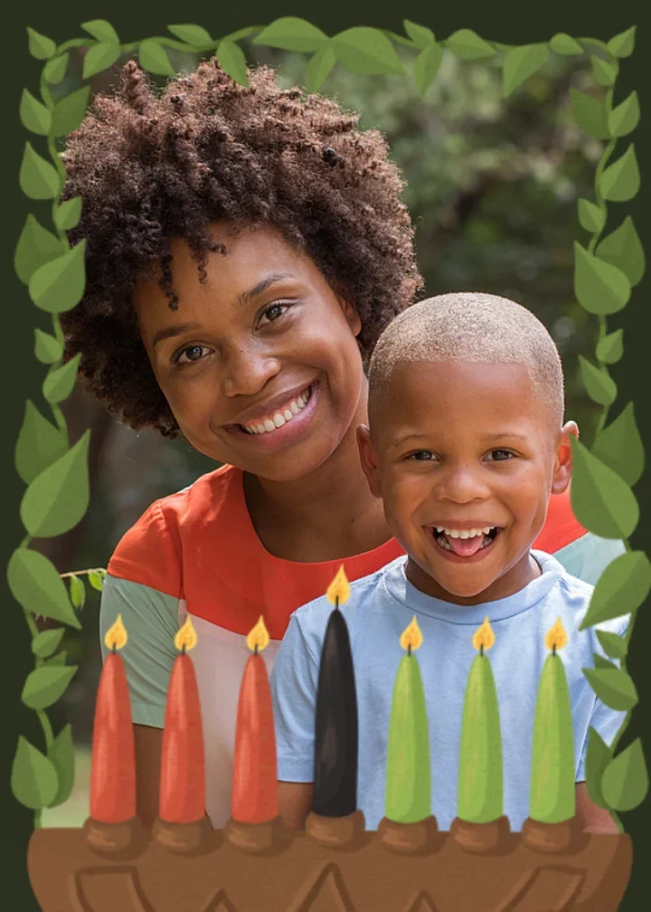 Kwanzaa Candles card image