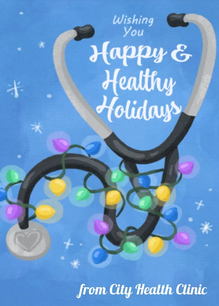 Healthy Holiday card image