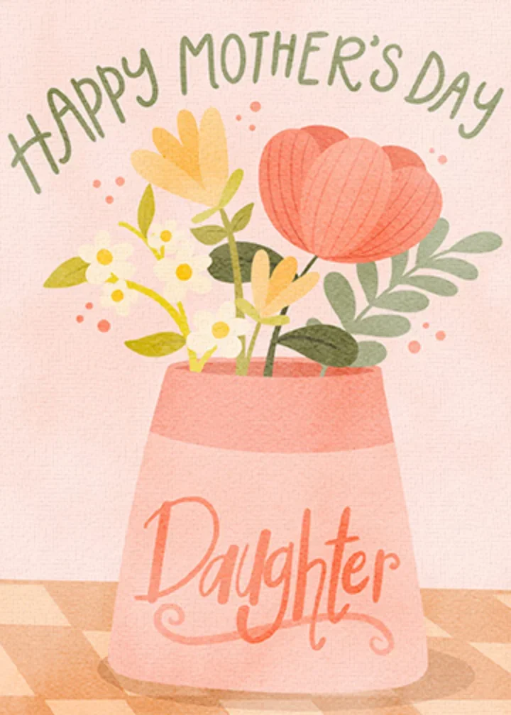 Daughter Bouquet card image