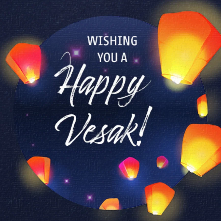 Vesak Lantern card image