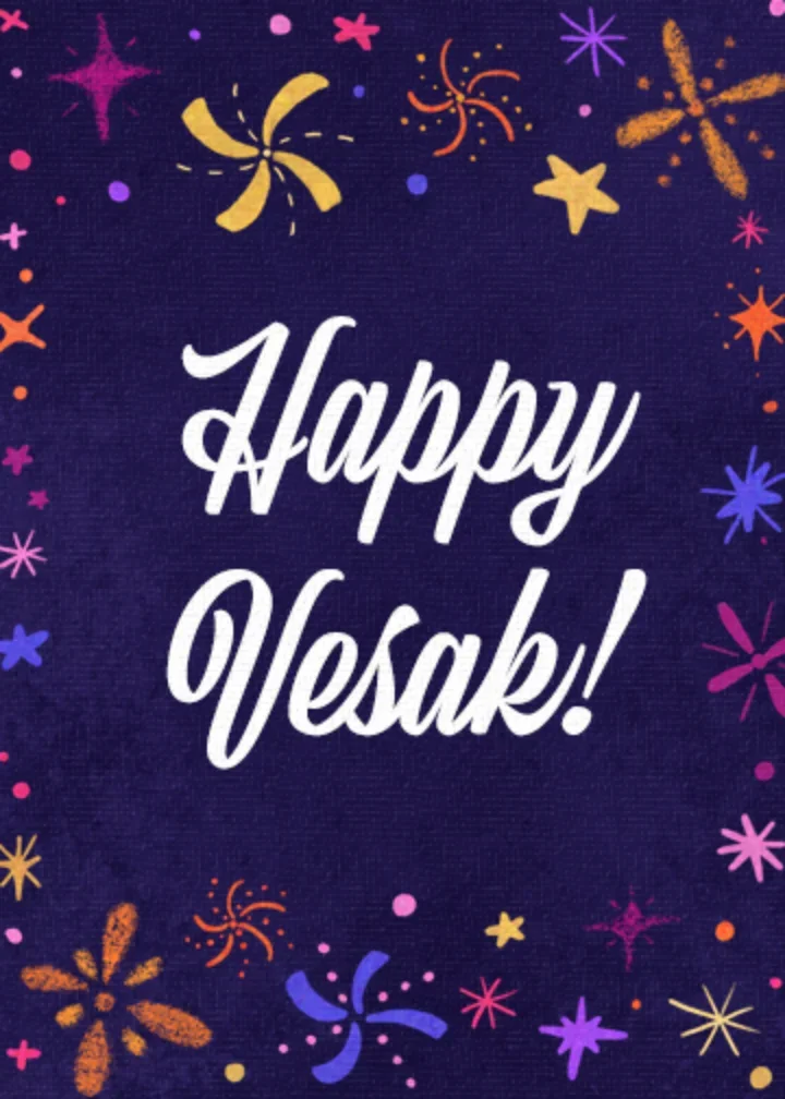 Vesak Greetings card image