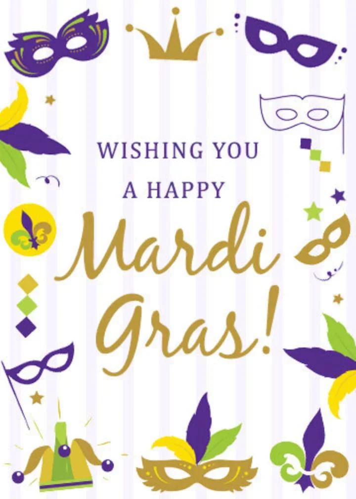 Mardi Gras Border card image