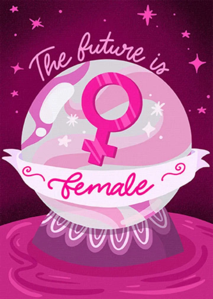 The Future Is Female card image