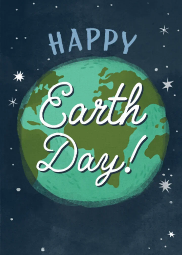 Earth Day Globe card image