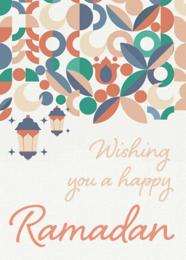 Ramadan Geometric Lantern card image