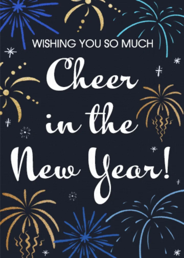 New Year Cheer card image