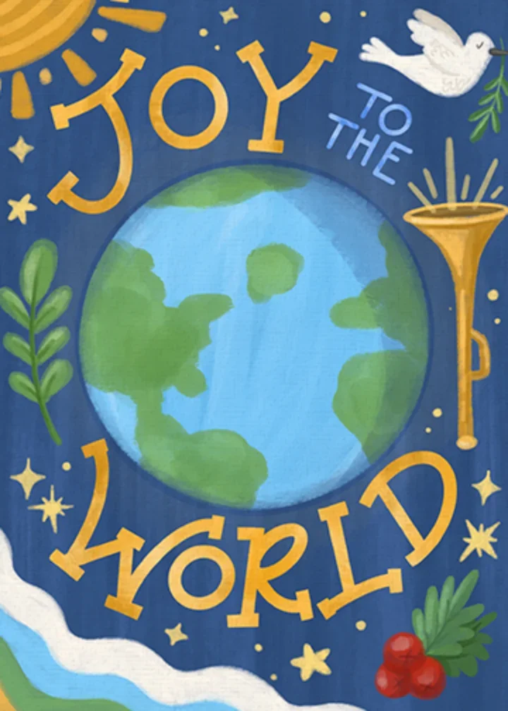 Joy to the World Illustrated card image