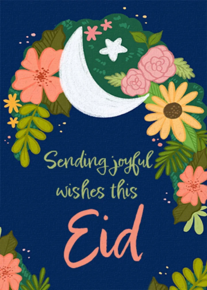 Spring Floral Eid card image