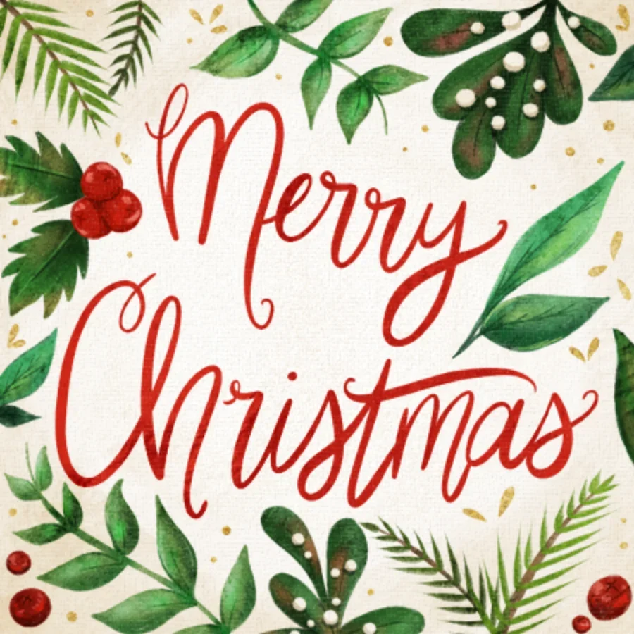 Merry Christmas Classic card image