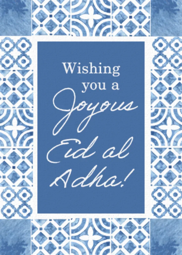 Eid Mosaic card image