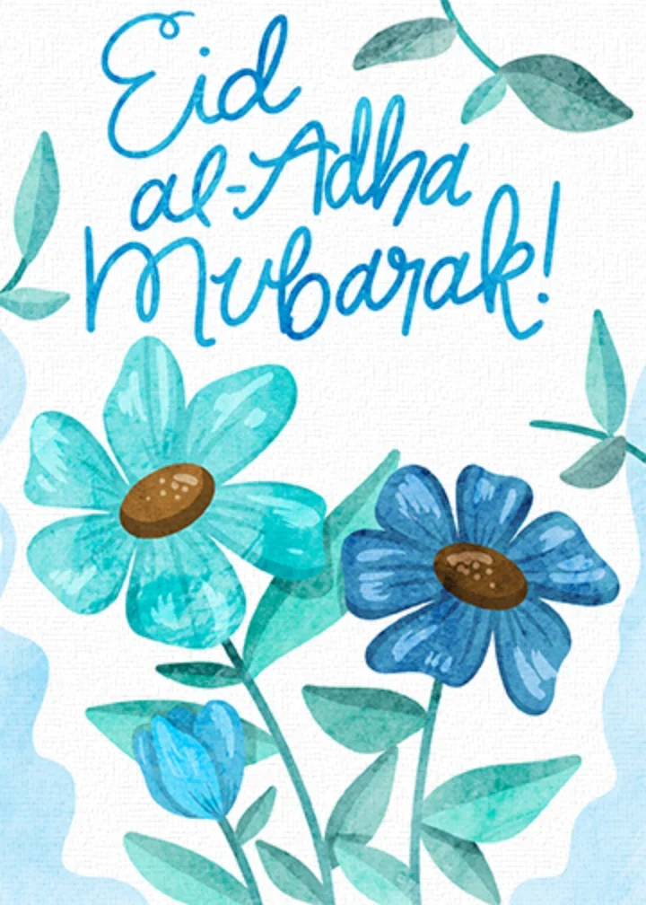 Floral Eid card image