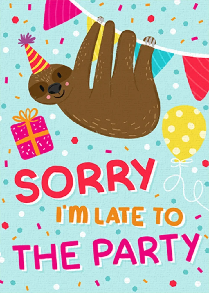 Belated Sloth card image
