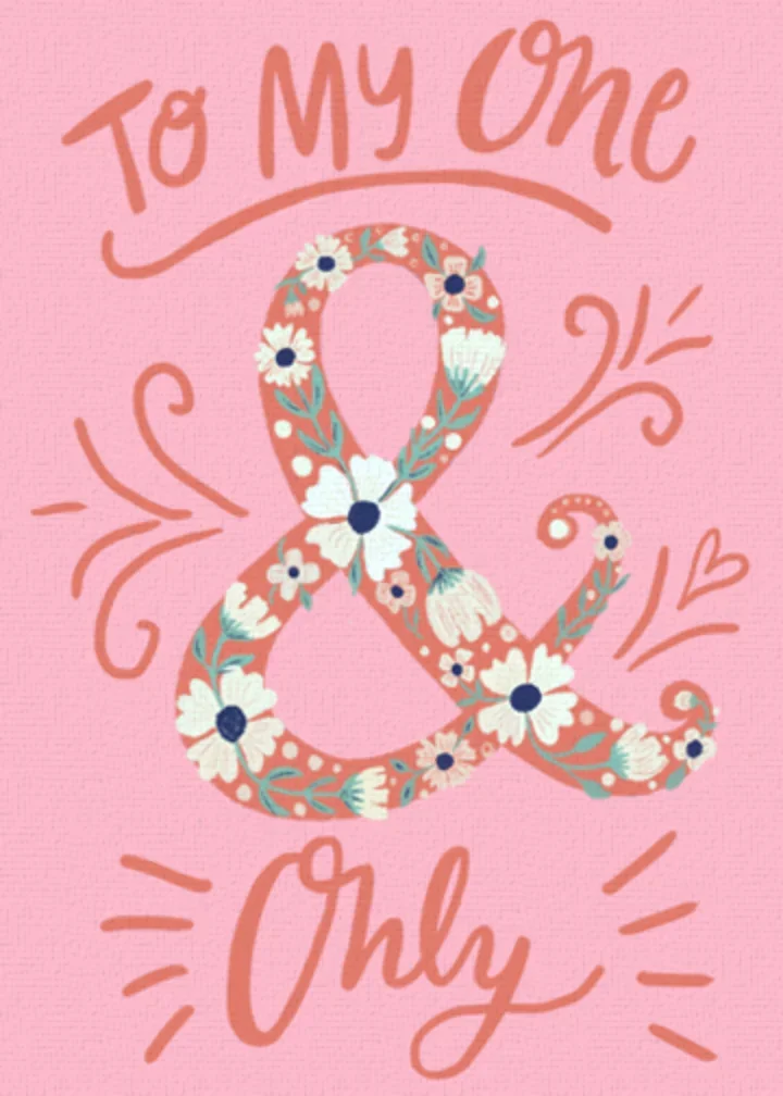My One And Only Floral card image