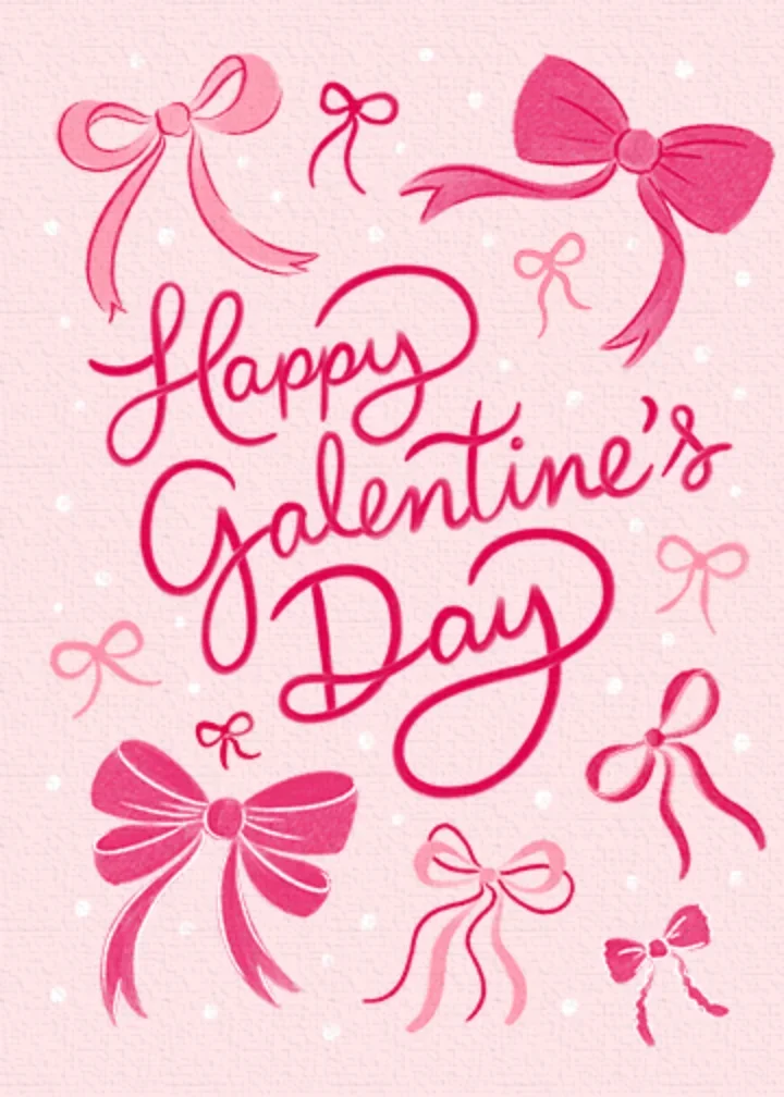 Galentine's Bows card image