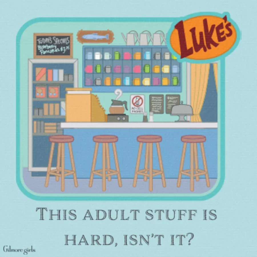 Gilmore Girls Friendship card image